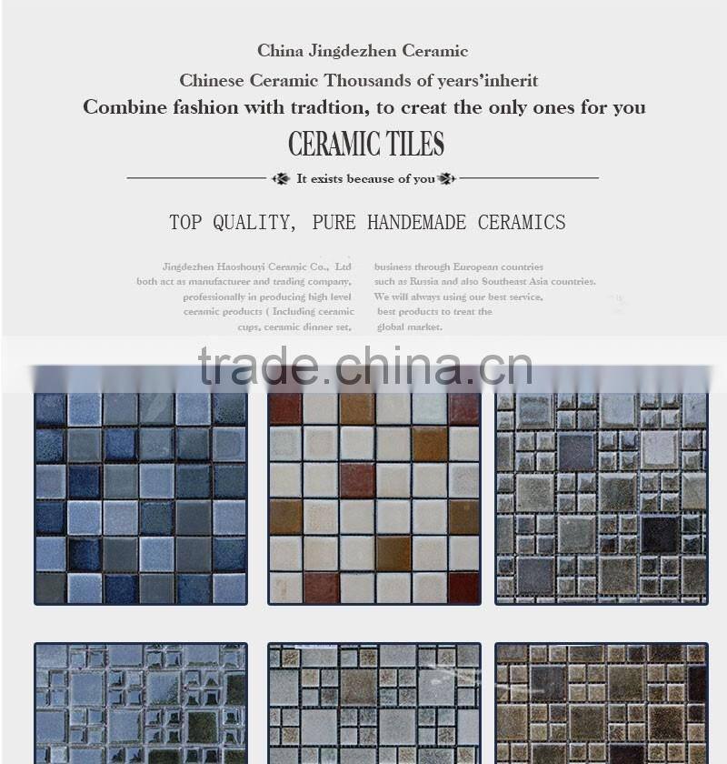 Western style beautiful flooring decorative ceramic mosaic design pattern CC-Z010