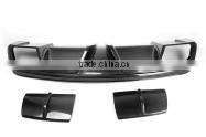 Carbon Fiber Front Bumper Side Vents Cover for Mercedes W204 AMG C63 08-11