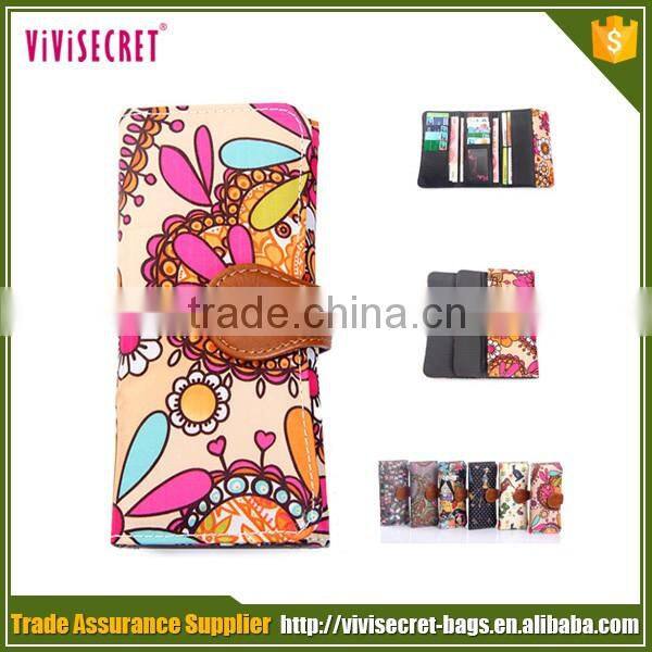 Promotion nylon women wallet ladies fancy purse wholesale