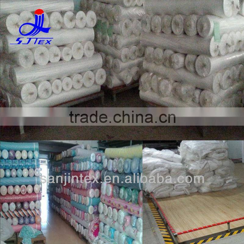 Bowknot Flock fabric use for women's winter suit or dress