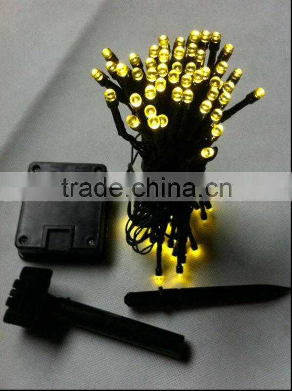 10 meter solar led string light for Christmas Decoration