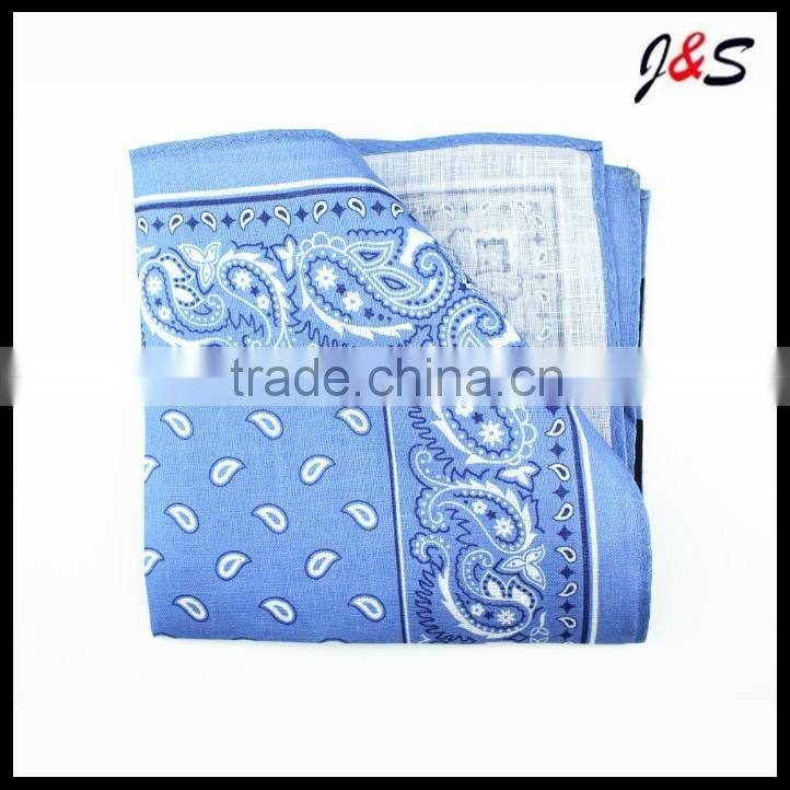 Wholesale mens printing linen pocket squares