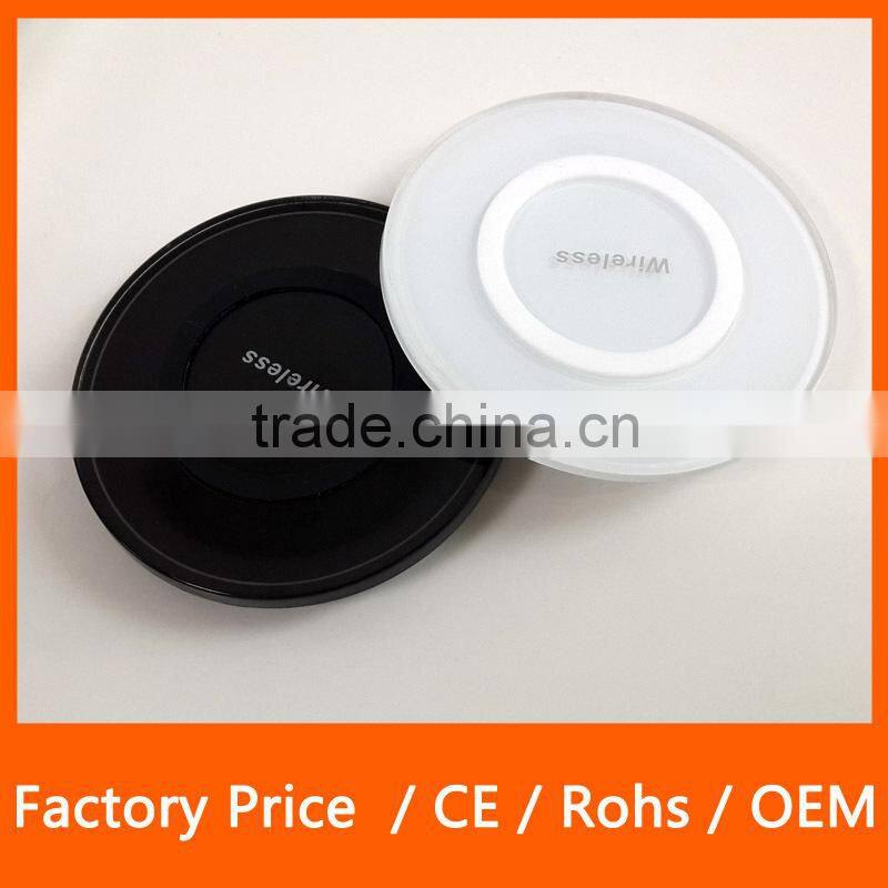 New Hot Selling Ultra Thin High Speed Wireless Charger Coil Charger for Samsung Galaxy S6 Edge