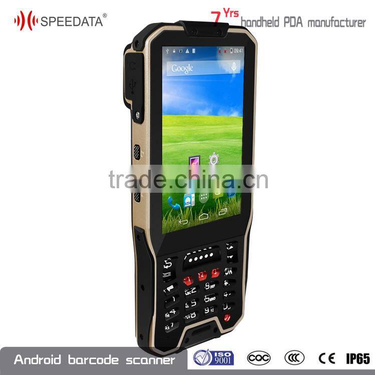 Super 4.0 inch FHD LCD Screen android barcode scanner cheap holder device handheld with 3G wireless