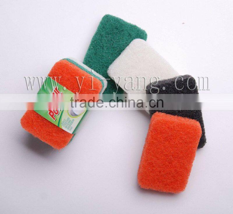 Nylon scouring pad for hard jobs