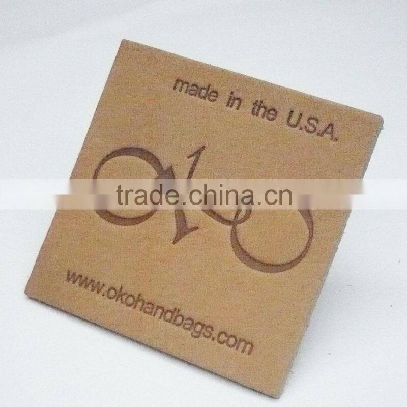 Custom Embossed Leather Patch