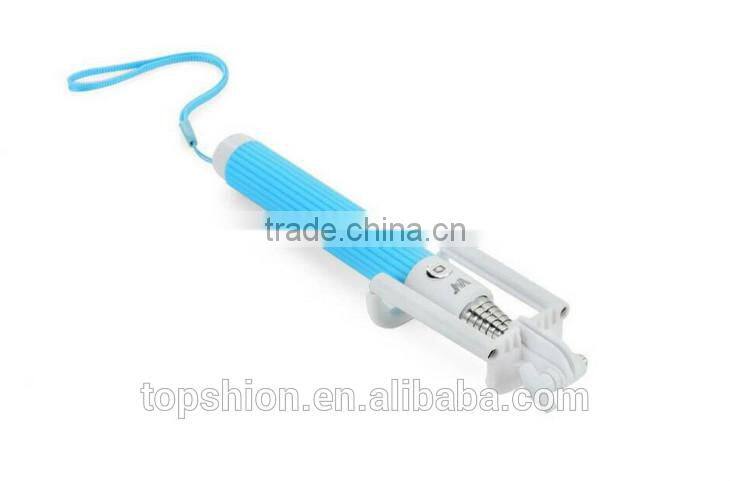 Foldable selfie stick monopad with bluetooth 2015 new product