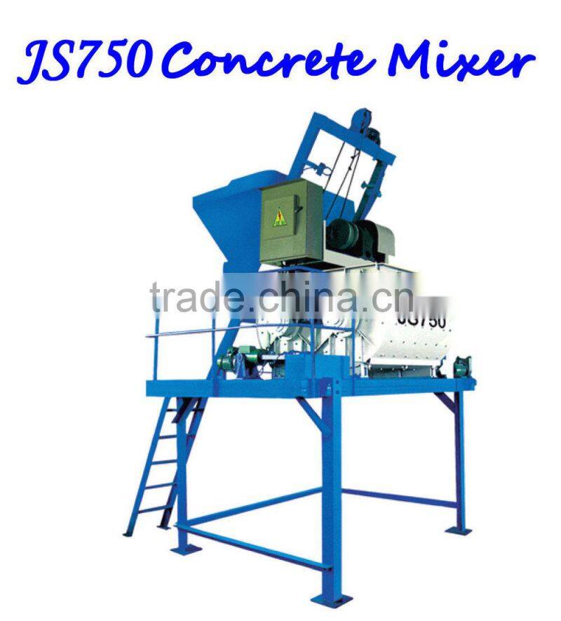 concrete block making mixiers machinery in china