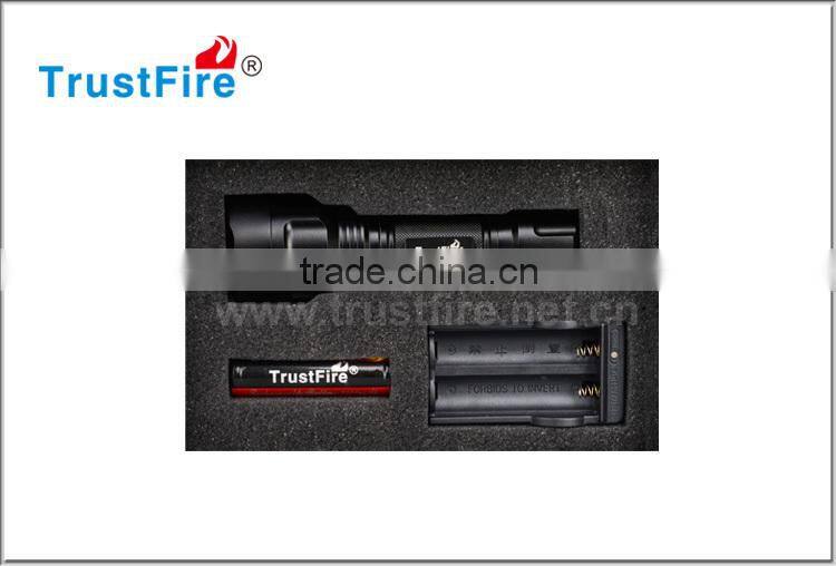 Trustfire C8-T6 xml T6 rechargeable aluminum 1000 lumen led flashlight