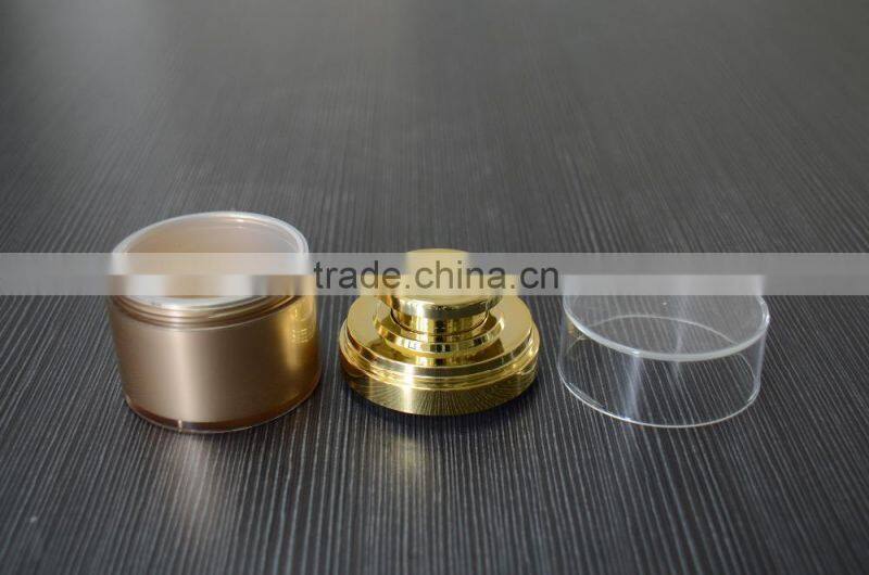 aluminum and plastic cosmetic packaging cream jar, 10g 30g 50g plasitc jar