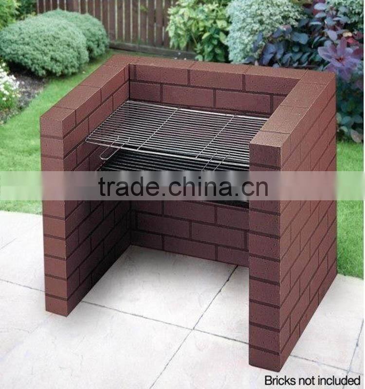 KEYO Square garden DIY bbq grill with tray