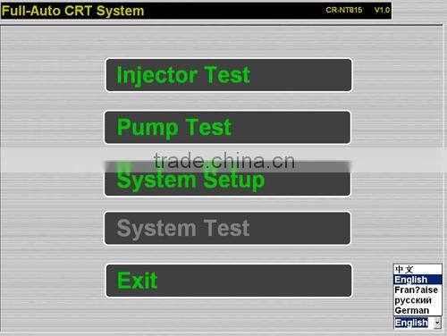 The Latest CR-BC819B common rail diesel injection test bench