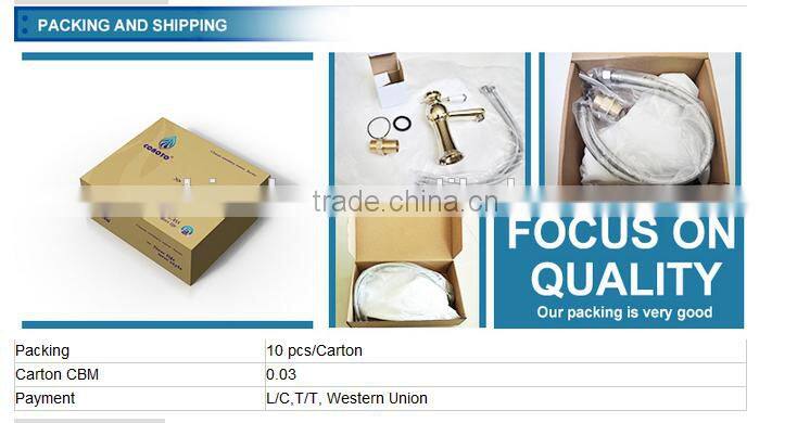 chromed zinc wash basin faucet