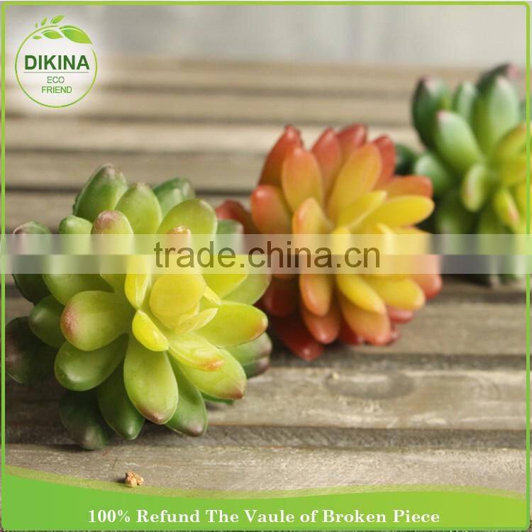 Wedding Birthday Gifts Green Succulent Jewelry Necklace Pendant Wholesale Faux fake artificial cactus plants
