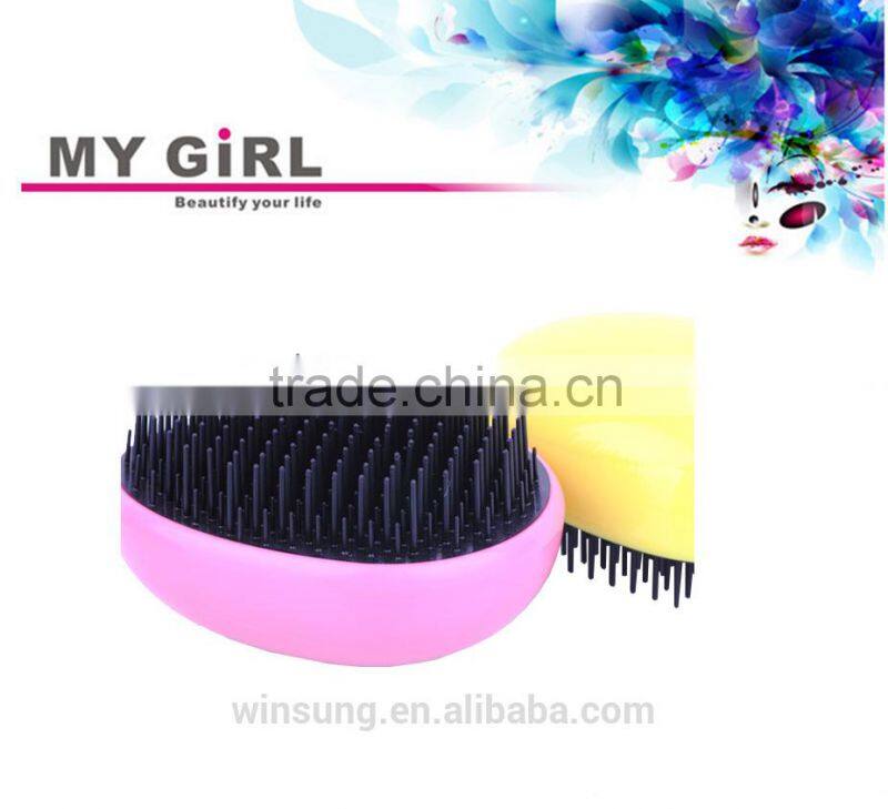 My girl meat transfer printing hair brush tangle angel hair brush manufacturer professional hair brush
