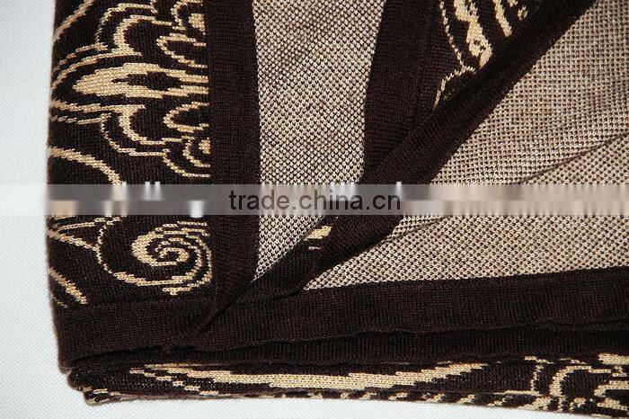 winter warm cashmere print blanket.