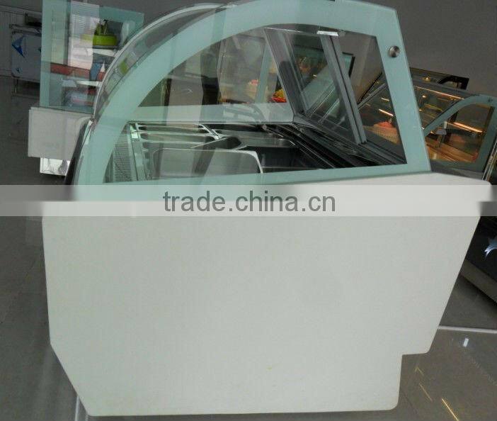 Ice cream freezer/Gelato display showcase refrigerator