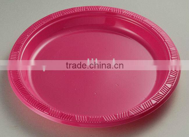 9''(23cm) colored europe style plastic dinner plates P092323