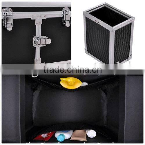 Aluminum beauty makeup cosmetics case box, cosmetic trolley case