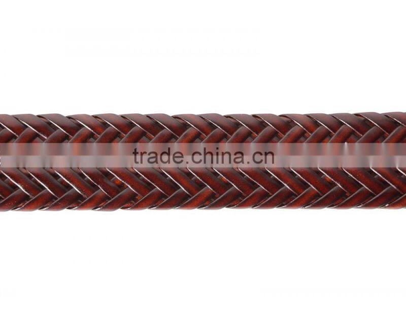 Leather braided belt italian belts genuine leather florence leather fashion