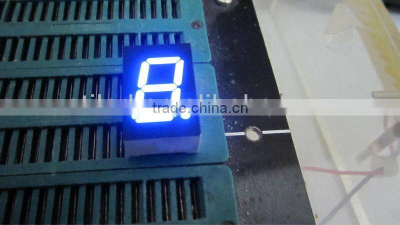 0.28 inch blue single digit 7 segment led display