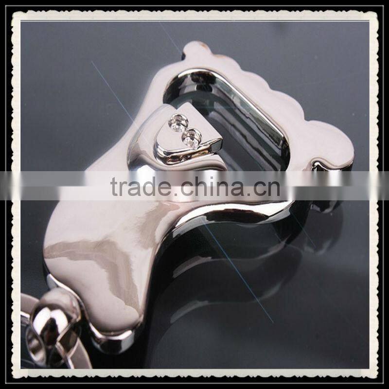 OEM metal handle held bottle opener,zinc alloy opener with keyring