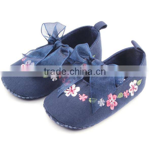 2016 spring baby dress shoes with tapestry wholesale kids shoes