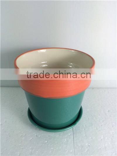 Decorative Small colourful Ceramic Flower Pots