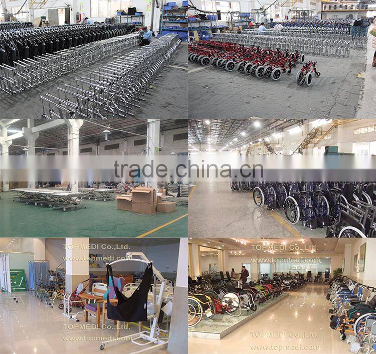 Rehabilitation Therapy Supplies fabric aluminum lightweight wheelchair