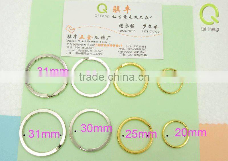 qifeng factory metal key ring round ring