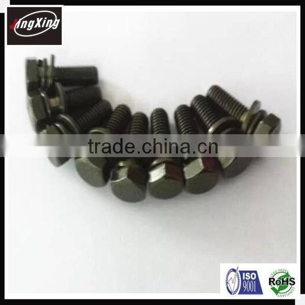 customized Hex Head SEMS Machine Screws