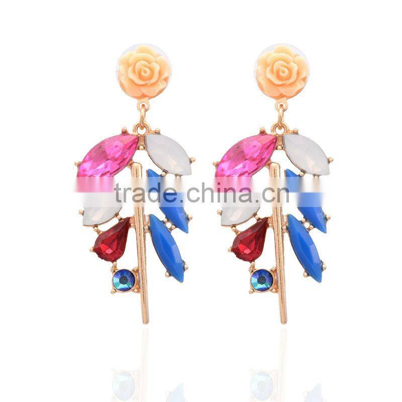 Pretty Steps boutique drop zircon earrings wholesale china