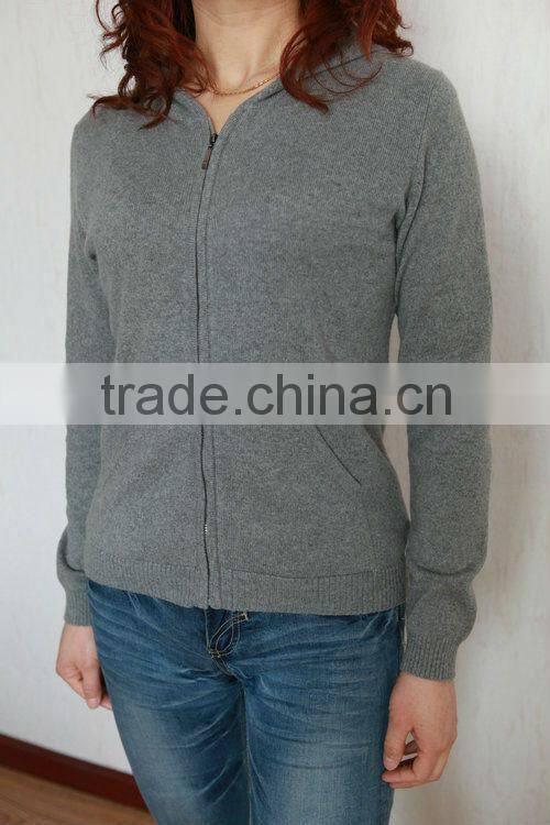 women fashion pure cashmere cardigan