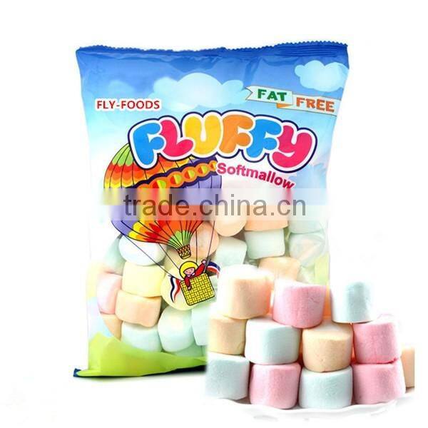 bulk Vanilla flavoured column shape halal marshmallow