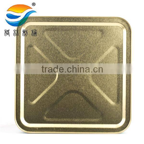 10L cube plastic lid tin can