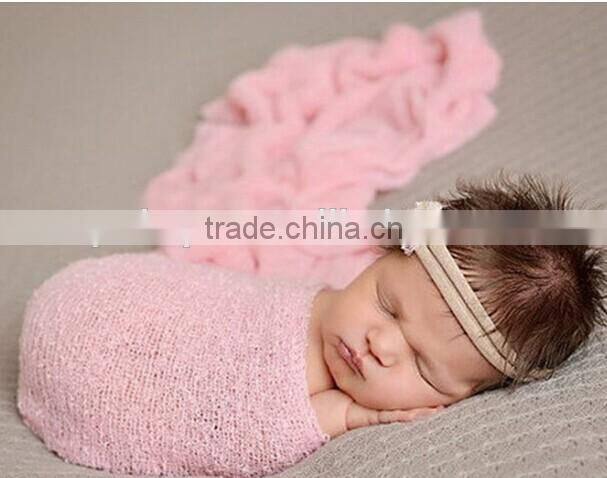 Baby newborn wraps baby photography props soft fabric for baby sleeping