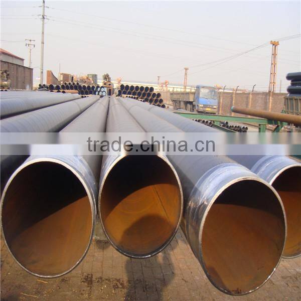 3PE sprial welded mild steel pipe line