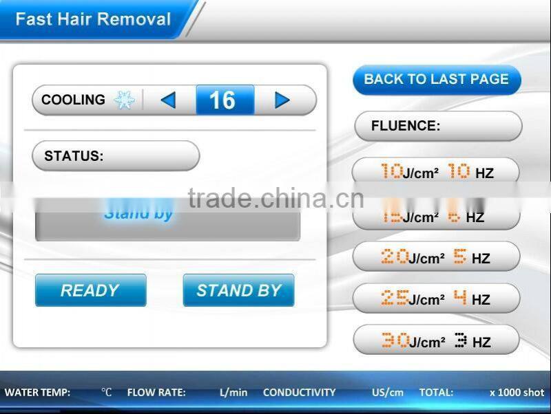 Powerful 900w 808nm diode hair removal machine