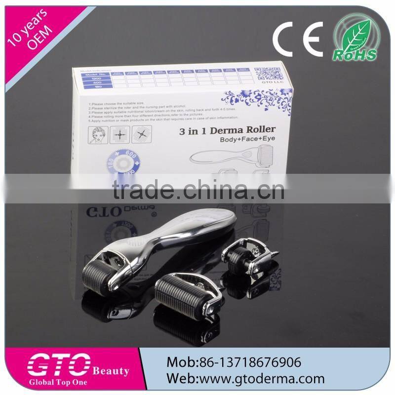 Derma Rolling System Type Low Price 3 IN 1 Derma Roller