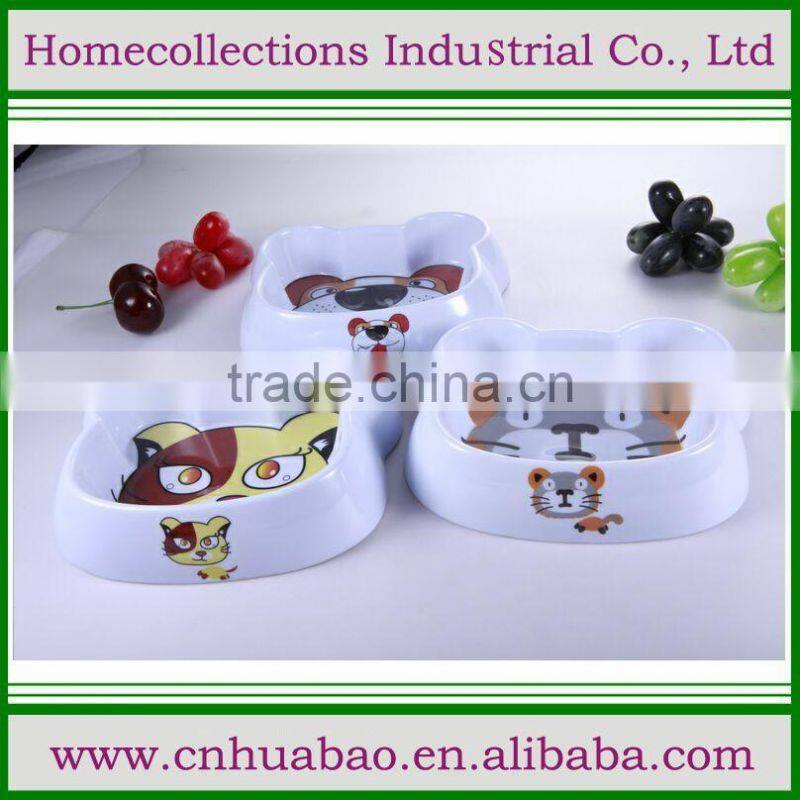 Hot sale 100% melamine pet bowl for puppy, kitty ,birds and other small animals, novelty pet bowls