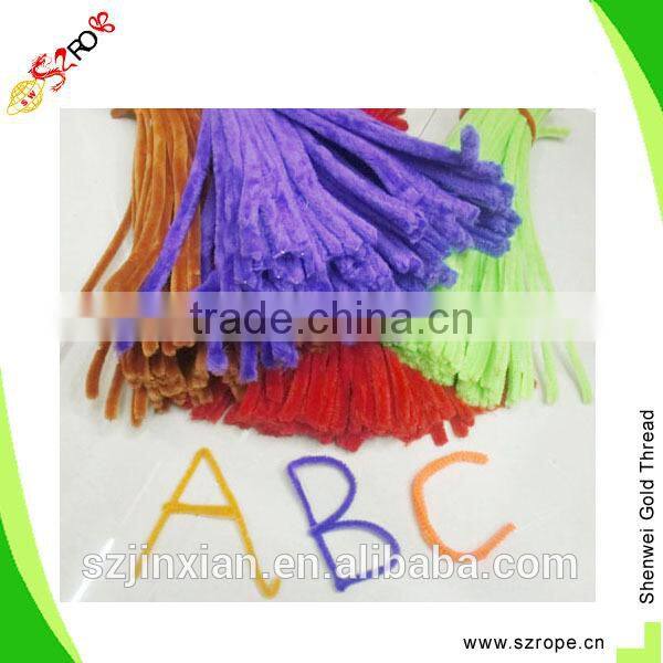 Chenille stem ornaments,Glitter Chenille Stem,Metallic Chenille Stem