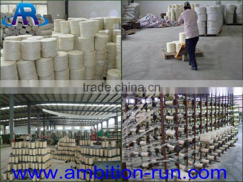 Cutted hair and unoiled Sisal yarn/sisal twine