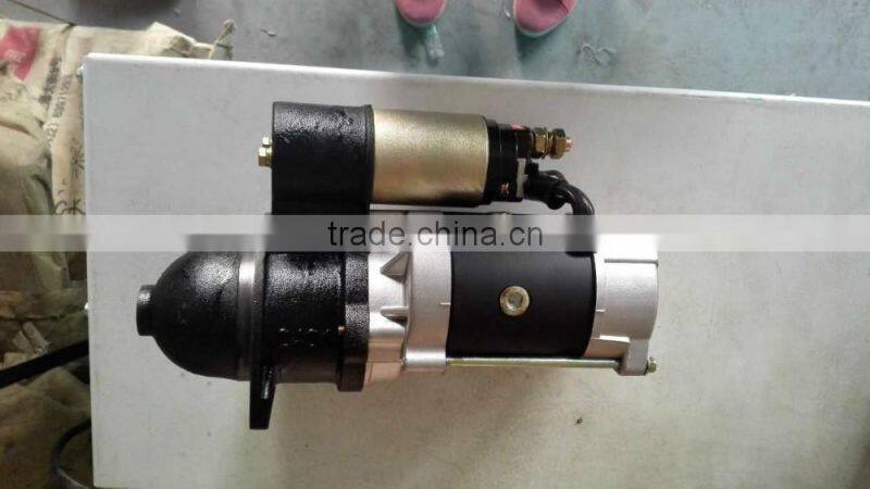 Tractor engine conductive deceleration starter