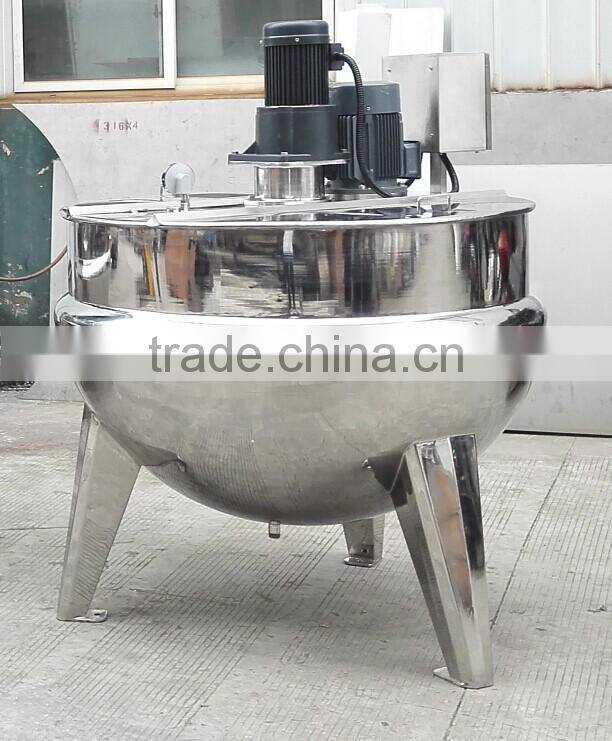 50L-1000L steam cooking kettle with agitator