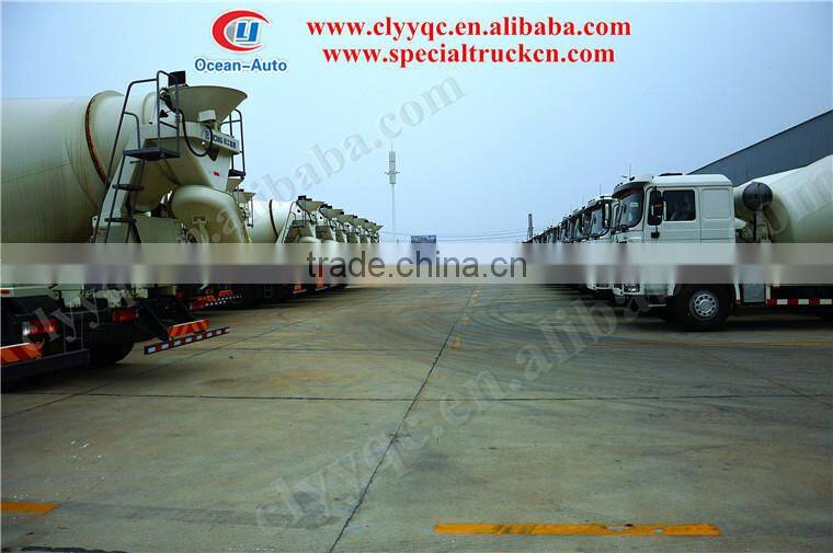 FAW 10CBM concrete mixing used mixer truck, concrete mixing truck for sale