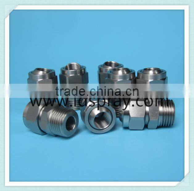 36275 adjustable ball fittings connected with W veejet or full cone spray nozzles