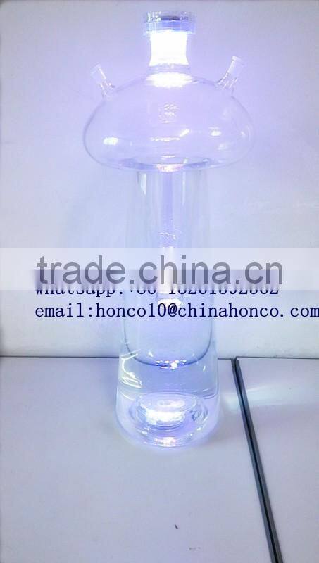 Wholesale shisha glass hookah with led