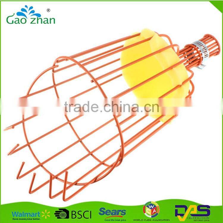 Colorful Long handle Telescoping iron and aluminum garden tool grange fruit picker