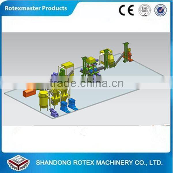 cattle/sheep/chicken/pig feed pellet making machine production line