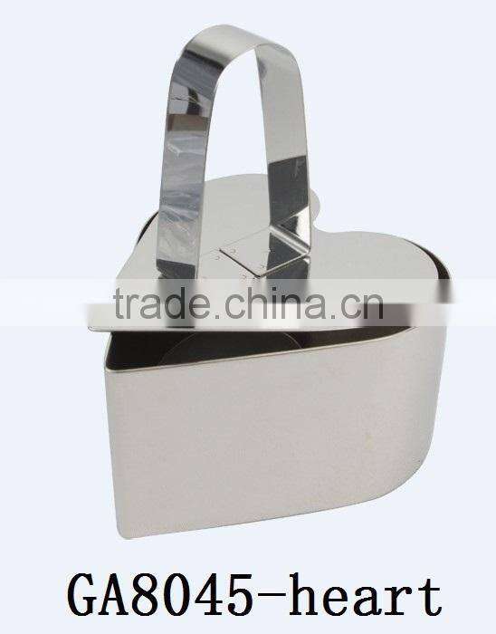 Stainless Steel Heart/Round/Star/Flower Shaped Fried Egg Ring/Food Mould